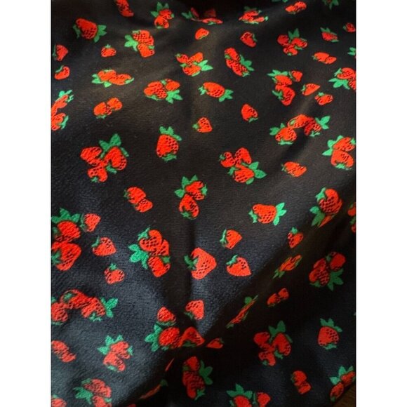 Anthropologie The Tilda Slip Dress Strawberry Print Bias Cut M - Picture 8 of 8